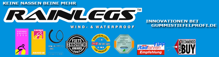 Rainlegs, innovative Regenhose von Gummistiefelprofi.de