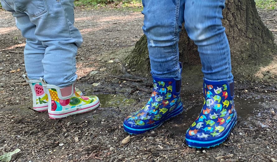 Kinder Gummistiefeletten f�r Alltag und Freizeit